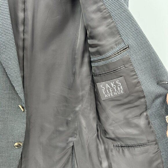 ERMENEGILDO ZEGNA Men's Gray 100% Wool Two Button Blazer Suit Jacket Size 48R - Picture 7 of 11